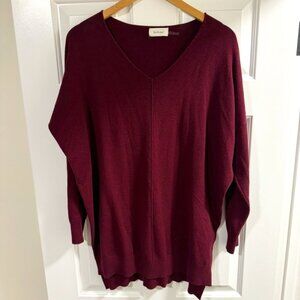 Böhme oversized knit sweater wine color M/L